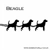 Beagle Santas Sleigh
